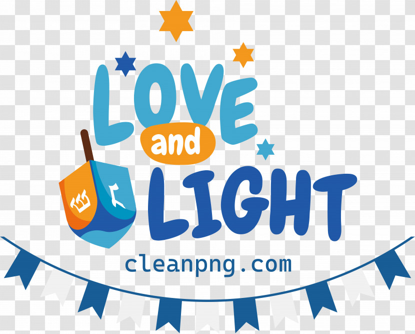 Happy Hanukkah Love Light Transparent PNG