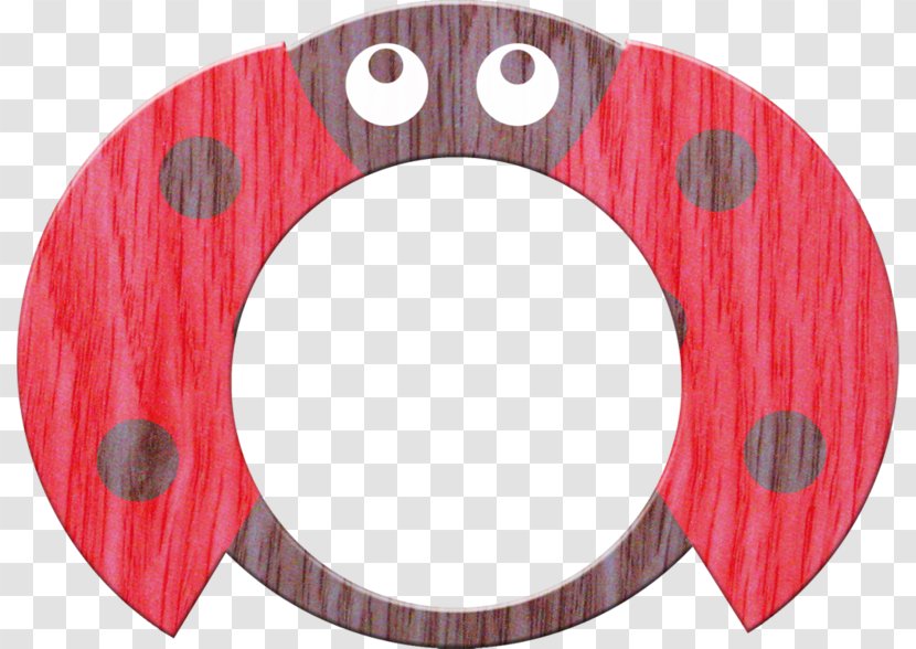 Icon - Red - Ladybug Wooden Ring Transparent PNG