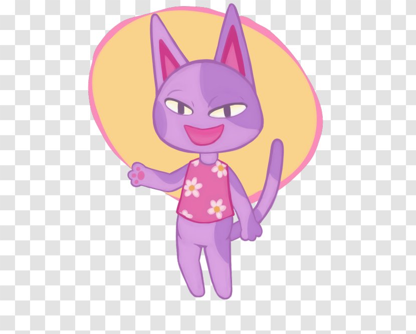 Animal Crossing: New Leaf Pocket Camp Whiskers Art Cat - Heart - Riz Transparent PNG