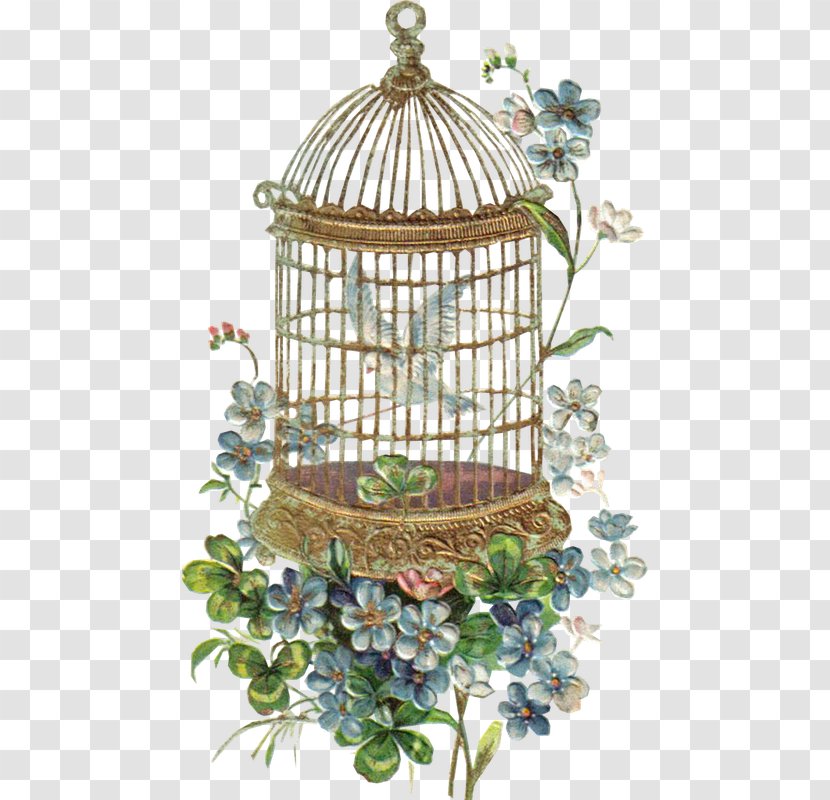 Paper Victorian Era Bokmärke Collage Decoupage - Post Cards - Bird Cages Transparent PNG