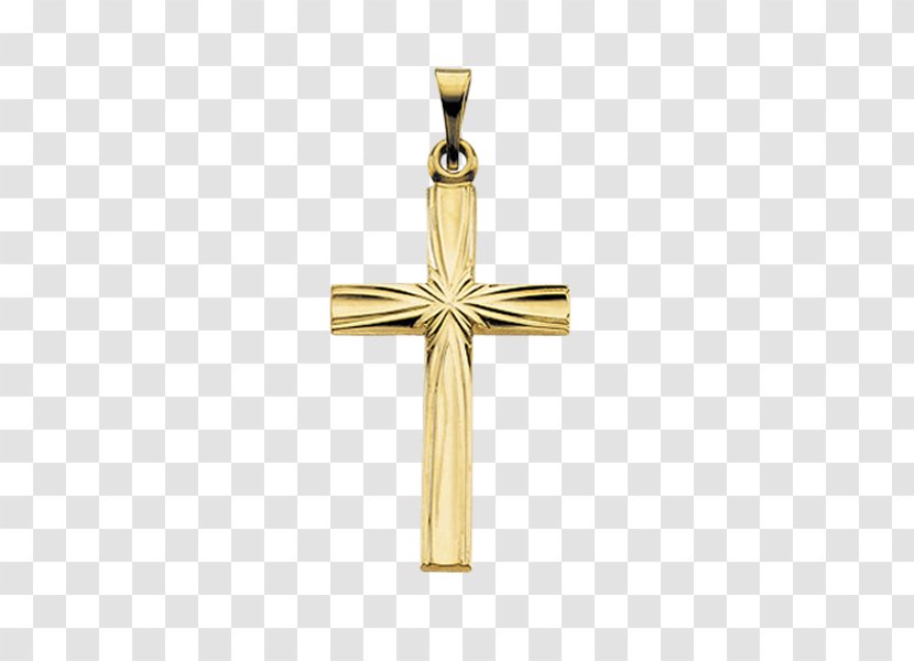 Locket Cross Colored Gold Charms & Pendants - Yellow Transparent PNG
