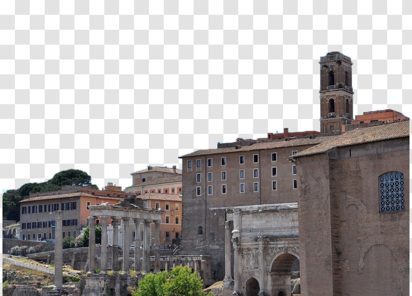 Colosseum Statue Of Liberty Ruins Building Landscape - Fukei - Italy Roman Scenery 6 Transparent PNG