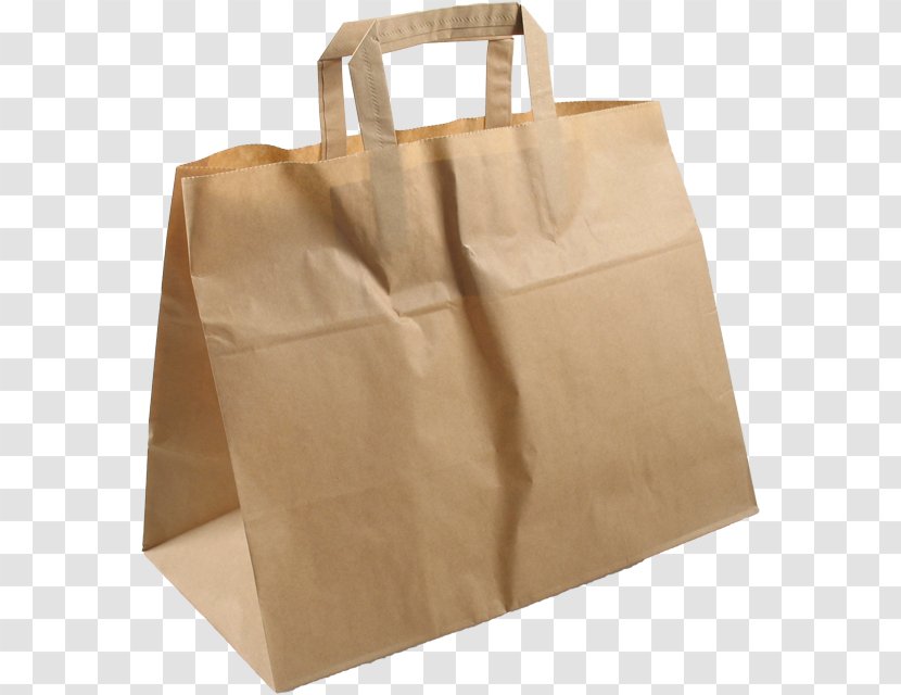 Kraft Paper Shopping Bags & Trolleys Cardboard - Handbag - Bag Transparent PNG