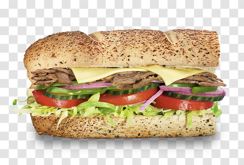 Submarine Sandwich Salmon Burger Breakfast Subway Fast Food - Steak Transparent PNG