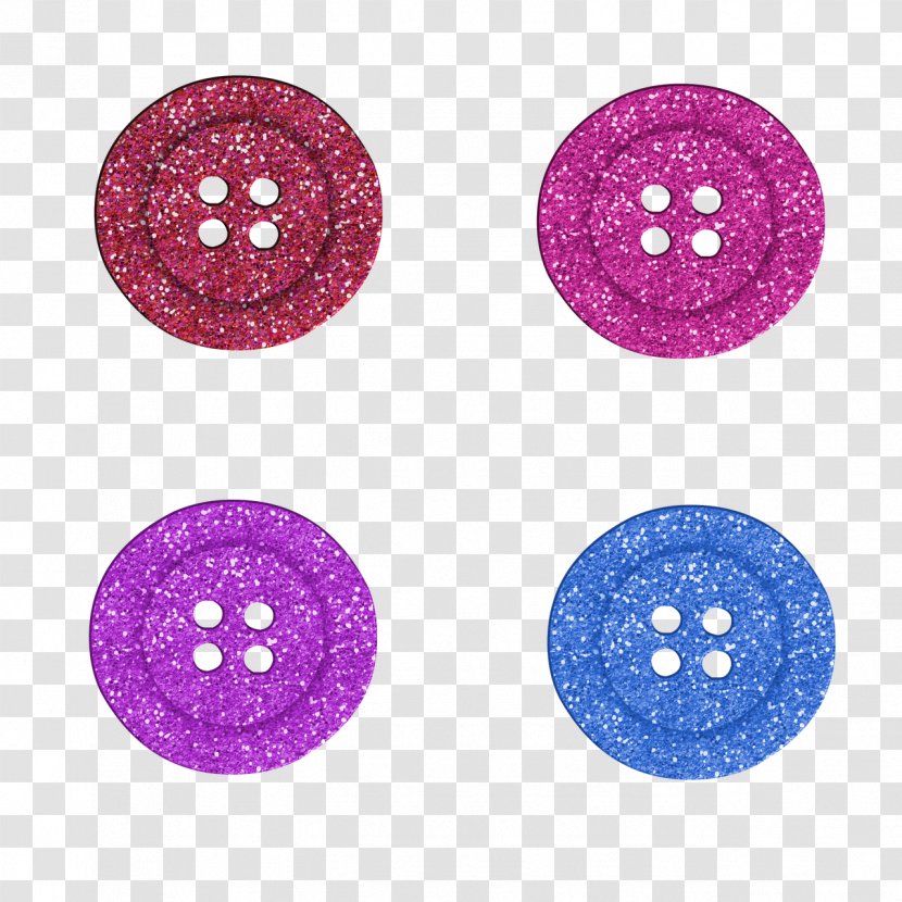 Button Jewellery Pin Badges - Glitter Transparent PNG