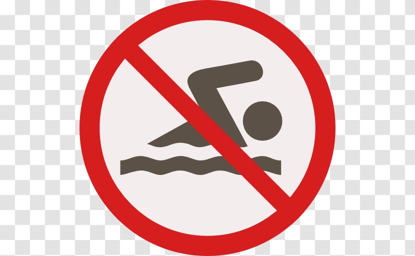 Symbol Royalty-free Sign Icon - Trademark - Swimming Prohibited Area Transparent PNG