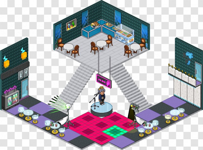 Habbo Room Hotel House - Flower - Watercolor Transparent PNG