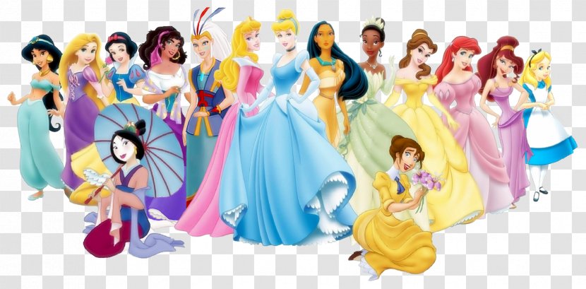 Elsa Rapunzel Princess Jasmine Megara Tiana - Heart - Disney Transparent PNG
