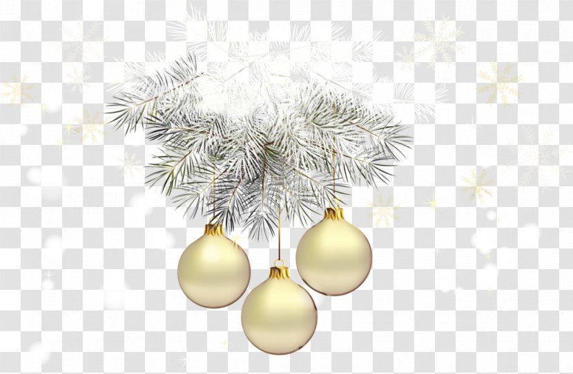 Gold Christmas Tree - Bombka - Metal Fir Transparent PNG