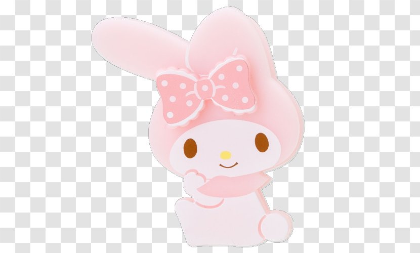 Easter Bunny Pink M Nose Toy - Molang Transparent PNG