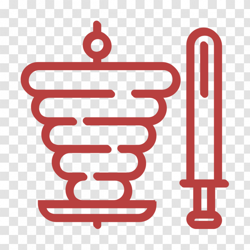 Gastronomy Icon Kebab Icon Transparent PNG