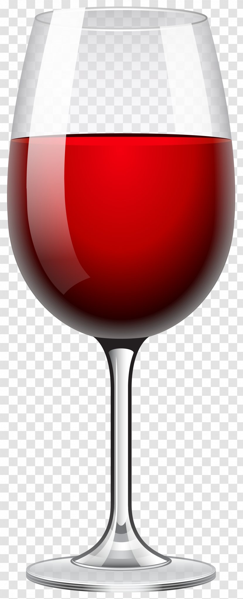 Red Wine White Champagne Glass - Transparent Clip Art Image Transparent PNG