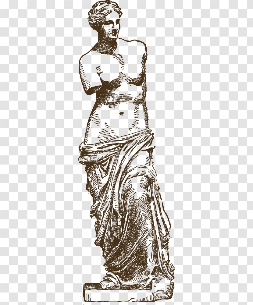 Venus De Milo Statue Marble Sculpture Clip Art - Tree - Goddess Transparent PNG