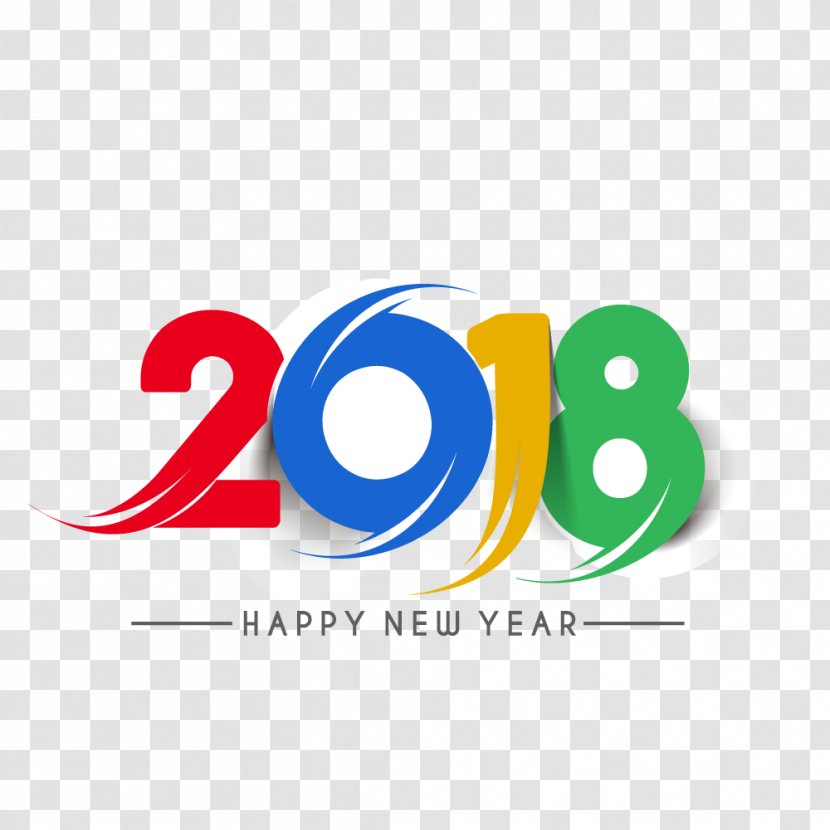 Logo Graphic Design Brand Clip Art Product - Feliz 2018 Transparent PNG