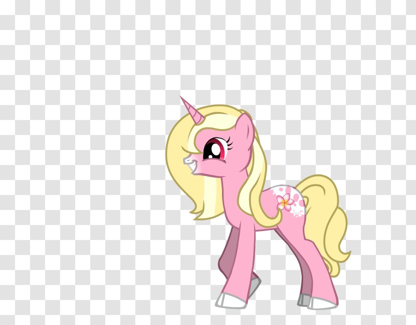 Horse Unicorn Cartoon Pink M - Silhouette Transparent PNG