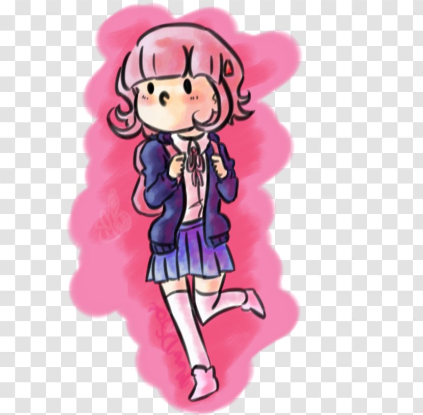 Cartoon Figurine Pink M Character - Fiction - Nanami Transparent PNG