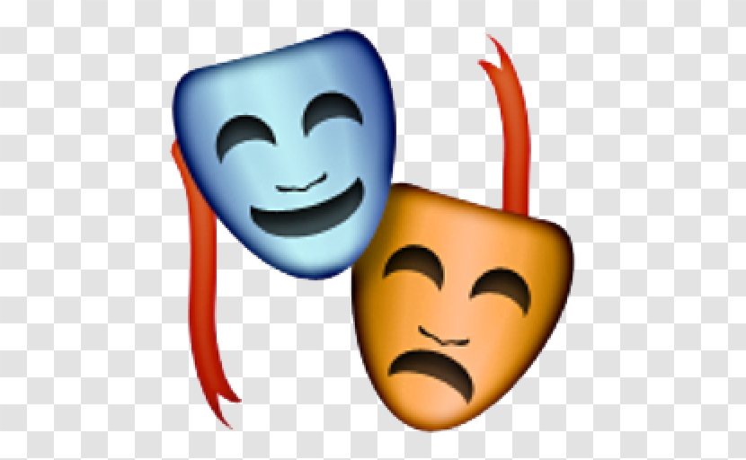 The Emoji Movie Theatre Performing Arts Mask - Emotion - Fine Transparent PNG
