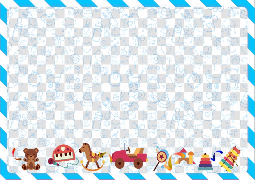 Poster Cuteness Adobe Illustrator - Material - Cute Maternal And Child Health Borders Transparent PNG