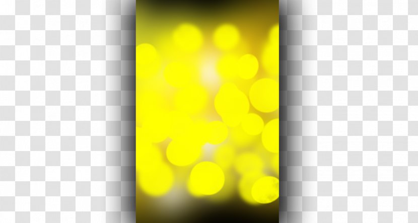 Desktop Wallpaper Yellow Computer - Bokeh Transparent PNG