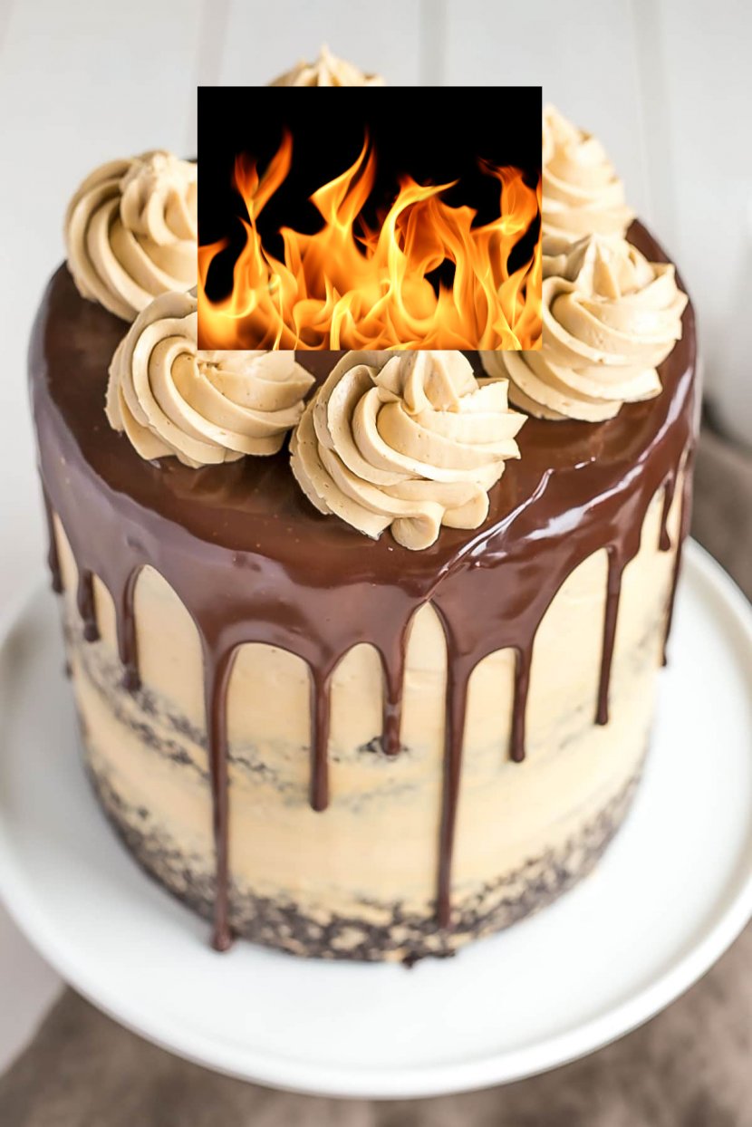 Dulce De Leche Chocolate Cake Birthday Ganache Frosting & Icing Transparent PNG