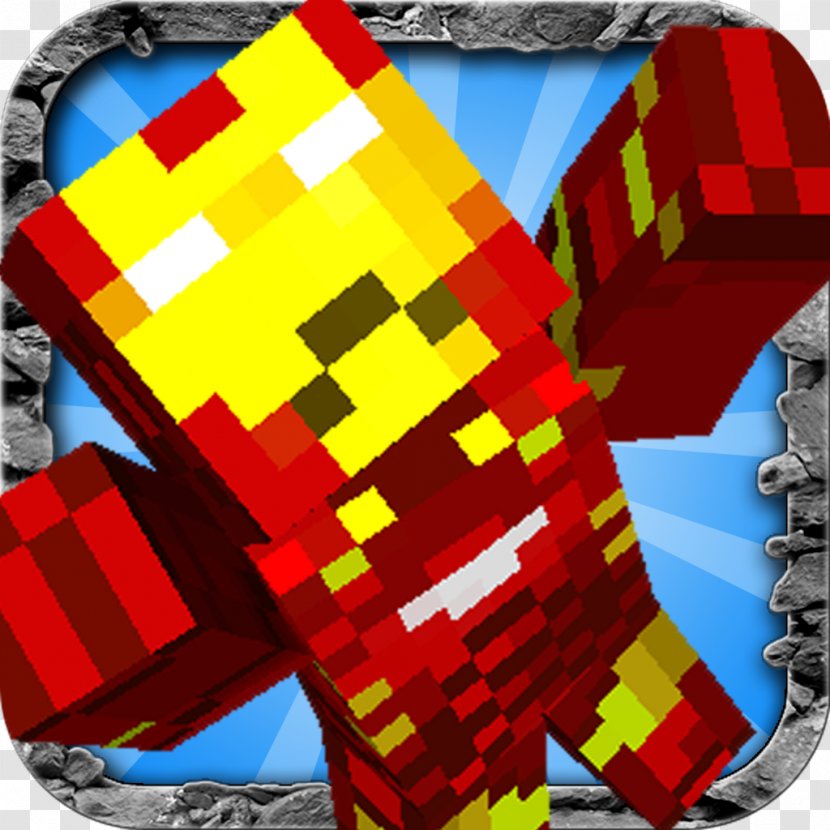 Minecraft: Pocket Edition Iron Man Candy Crush Saga Mod - Yellow - Skin Transparent PNG