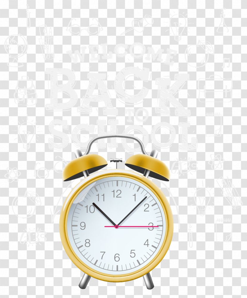 Alarm Clock - Watch - Alphabet Vector Transparent PNG