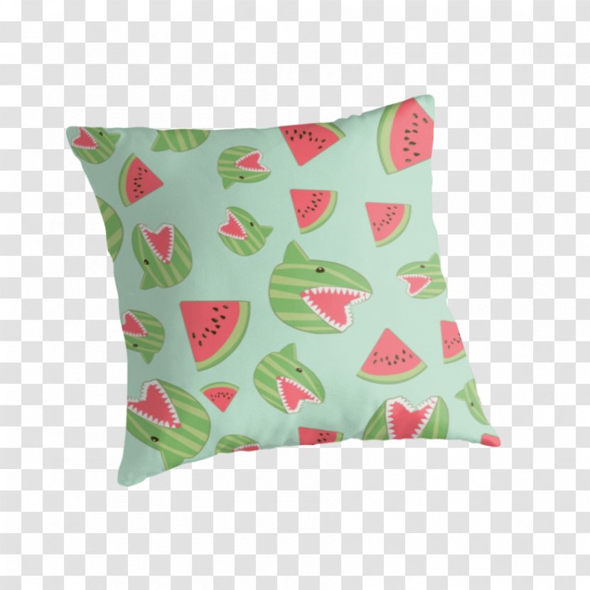 Throw Pillows Cushion Green - Watermelon Decoration Transparent PNG