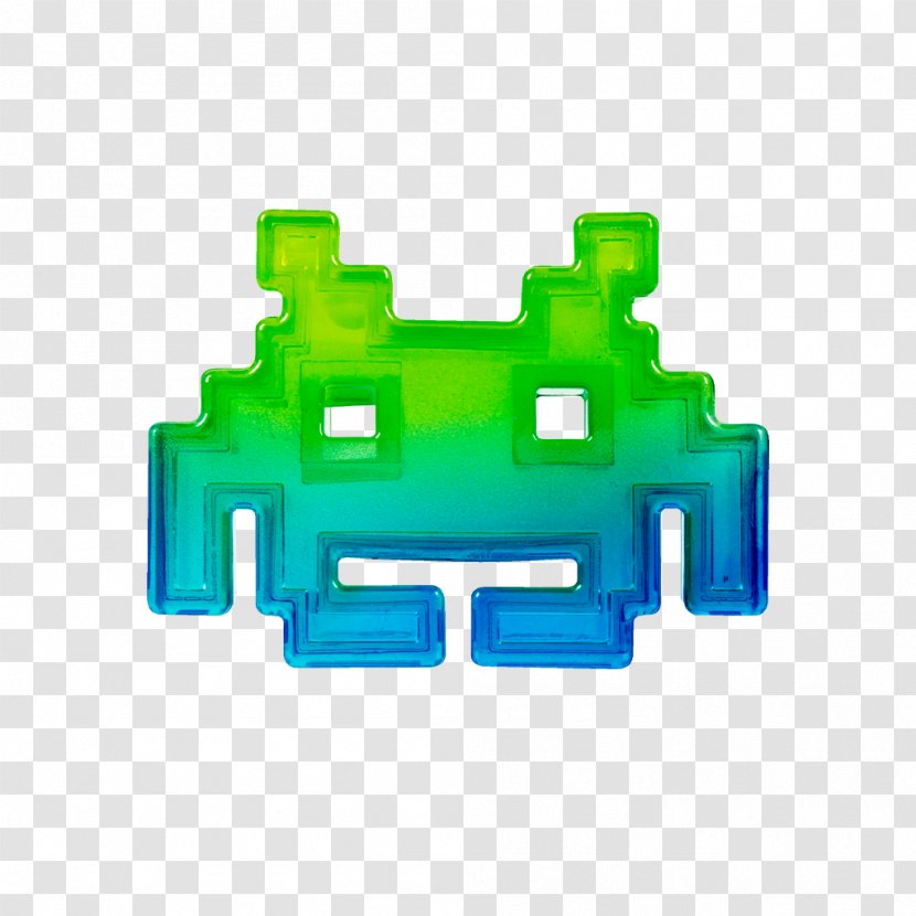 Space Invaders Video Game Arcade Action & Toy Figures - Collectable - Three-dimensional Blocks Transparent PNG
