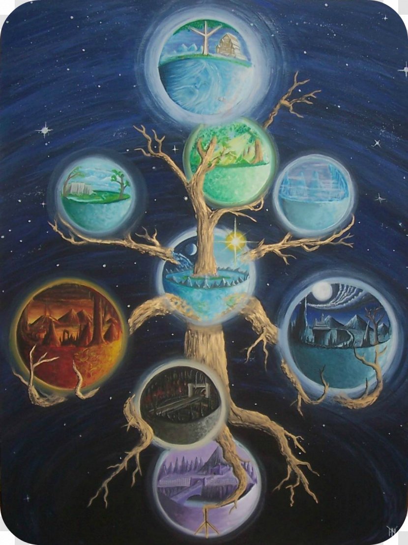 Asgard World Norse Cosmology Mythology Yggdrasil - Thor Transparent PNG