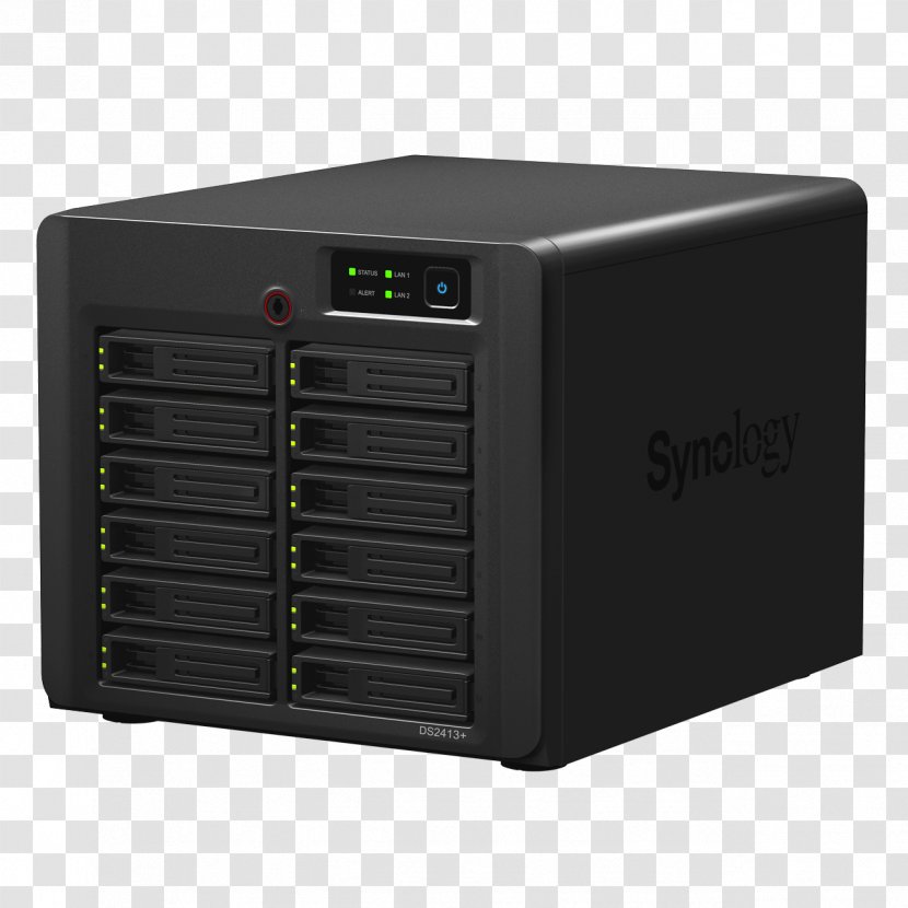 Computer Cases & Housings Hot Swapping Network Storage Systems Hard Drives Synology Inc. - Server Transparent PNG