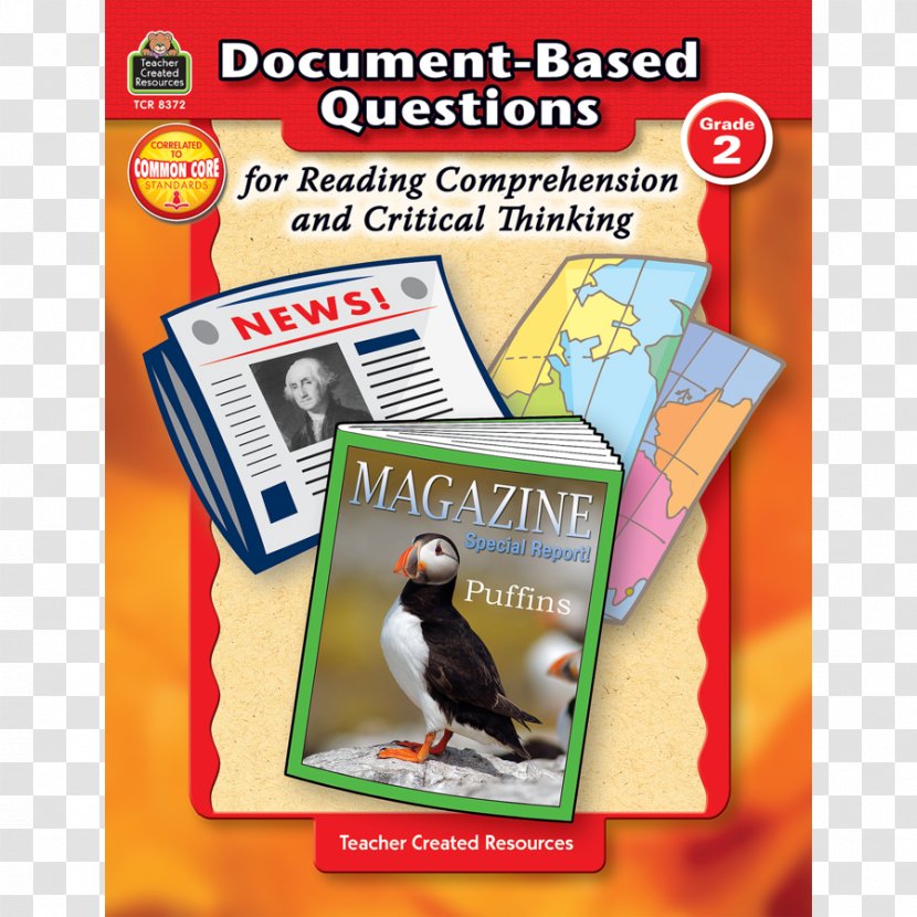Document-Based Questions For Reading Comprehension And Critical Thinking Thinking, Grade 2 & Level - Education - Teacher Transparent PNG