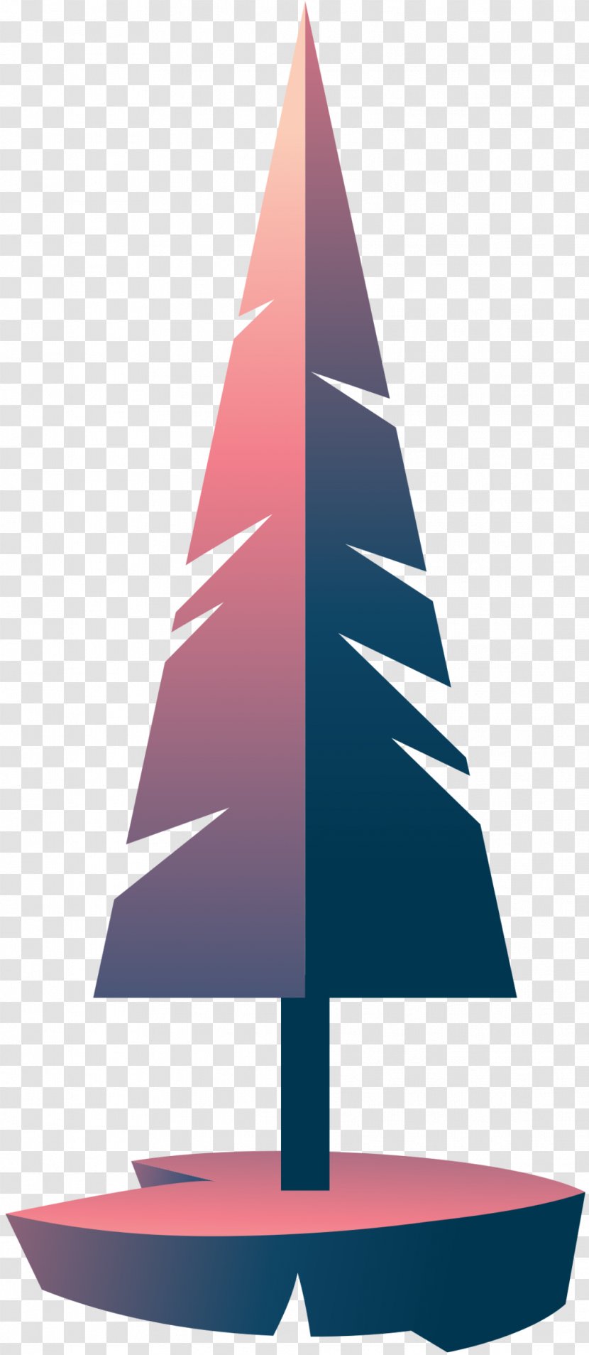 Christmas Tree Day Ornament Cone - Triangle Transparent PNG