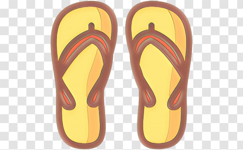 Yellow Background - Sandal Shoe Transparent PNG