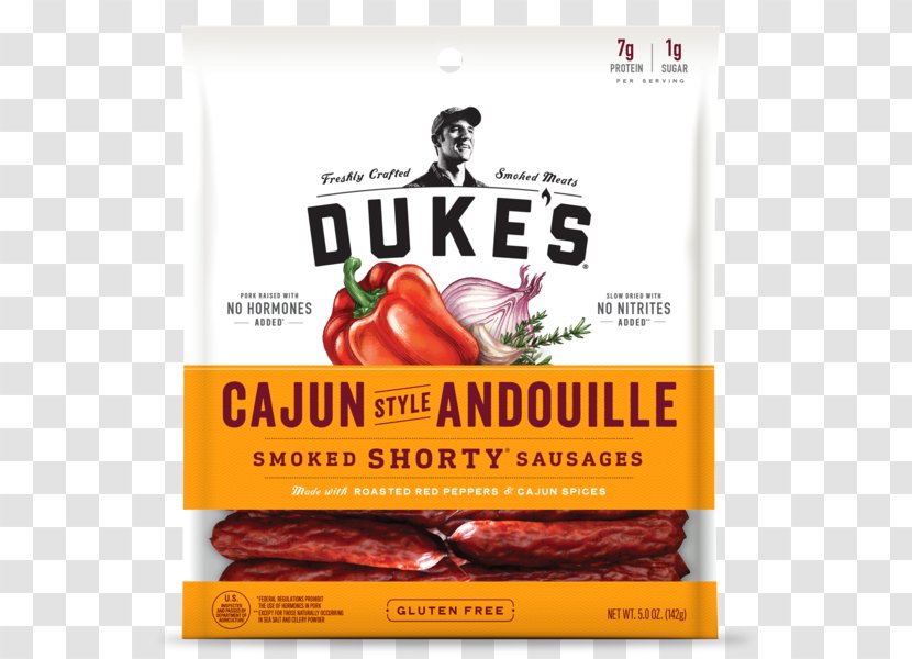 Cajun Cuisine Andouille Jerky Barbecue Smoking - Brand Transparent PNG