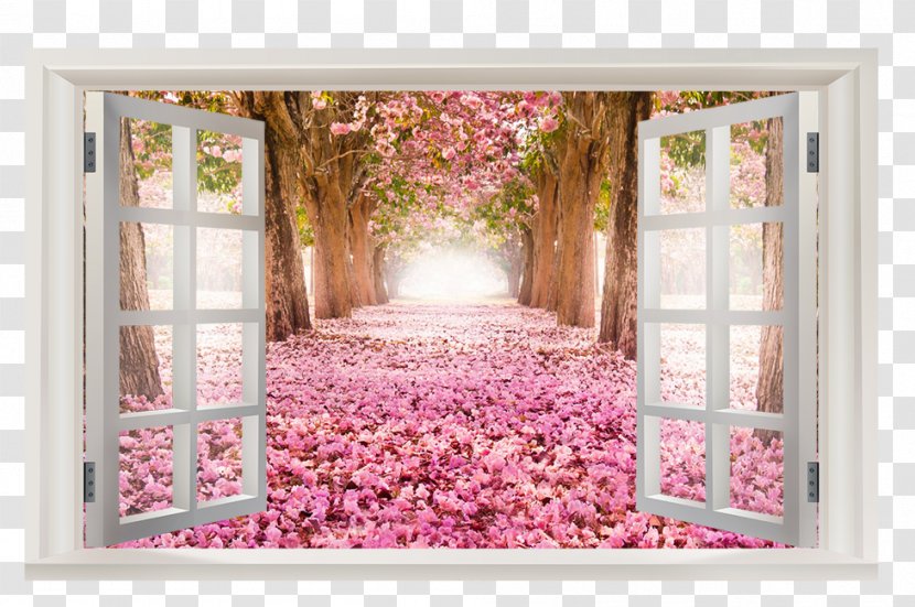 Paper Window Wall Decal Wallpaper Transparent PNG