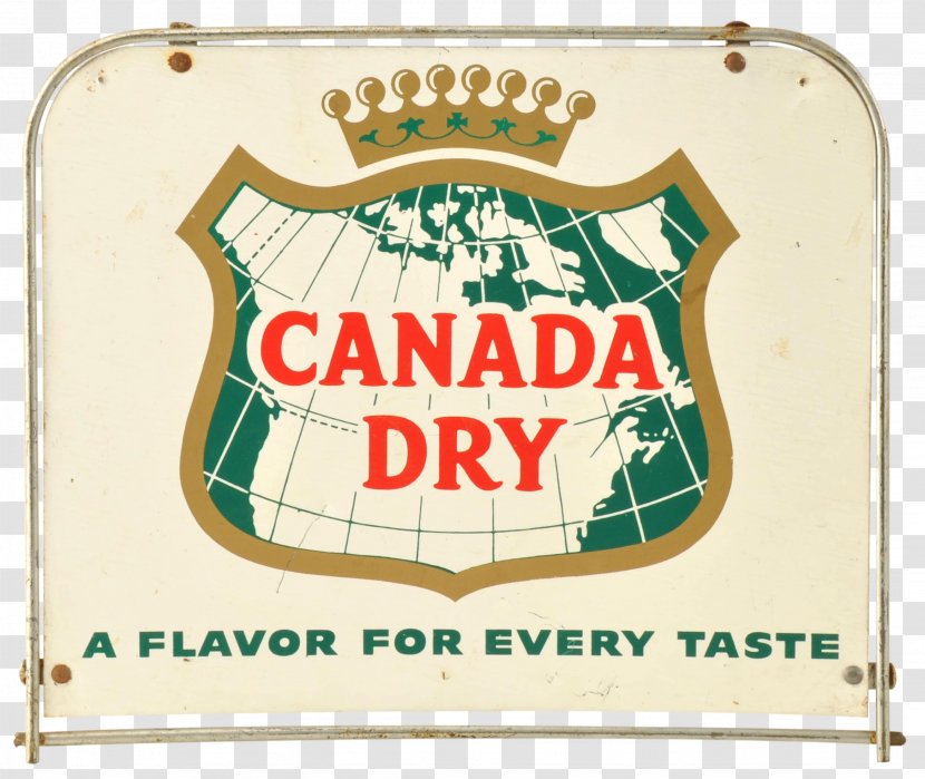 Brand Canada Dry Fizzy Drinks Label Tin Can - Model - Ginger Transparent PNG