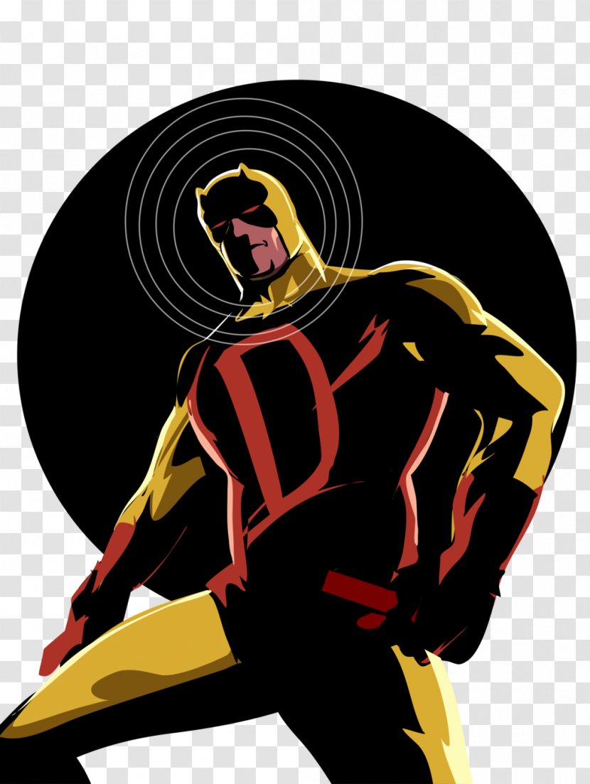 Graphic Design Cartoon - Daredevil Transparent PNG