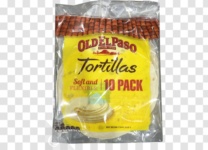 Vegetarian Cuisine Mexican Old El Paso Tortilla - Flour Tortillas Transparent PNG