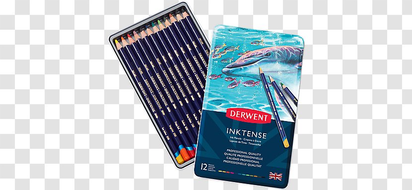 Derwent Cumberland Pencil Company Colored Inktense Watercolor Painting Transparent PNG