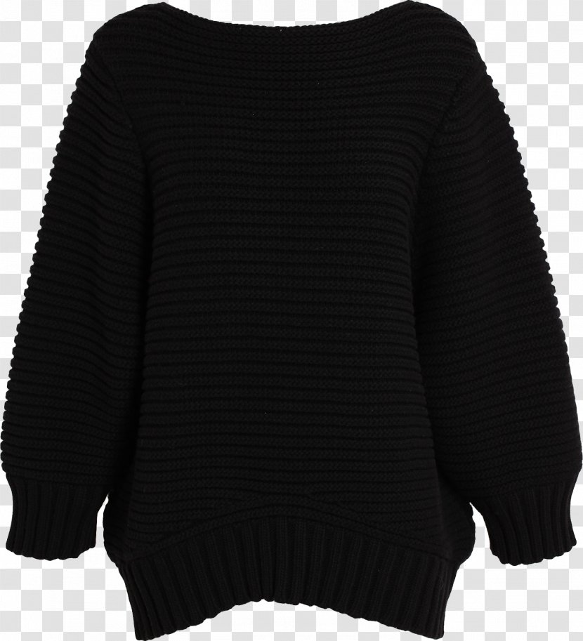 Jumper Bluza Online Shopping Sleeve - Black - Sweter Transparent PNG