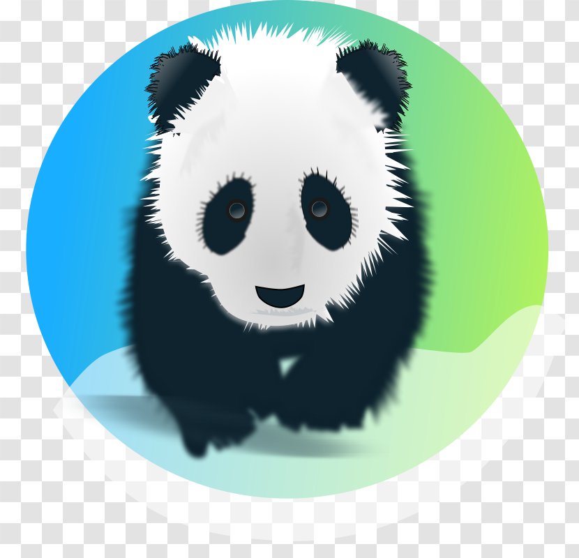 The Giant Panda Red Clip Art - Bear - Vector Transparent PNG