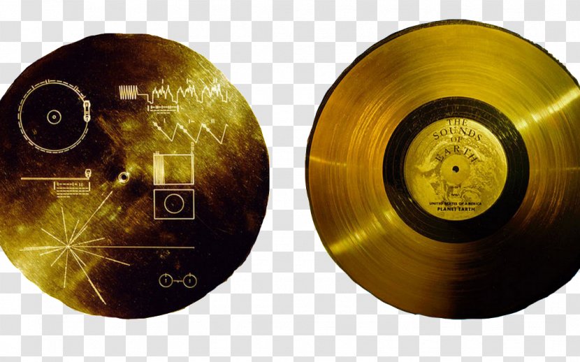 Voyager Program Golden Record 1 Pioneer Plaque Space Probe - Extraterrestrial Life - Contents Of The Transparent PNG