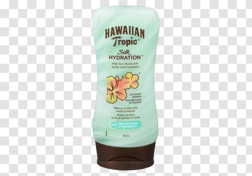 Hawaiian Tropic Silk Hydration Lotion Sunscreen SPF 15 180ml - Aftersun Transparent PNG