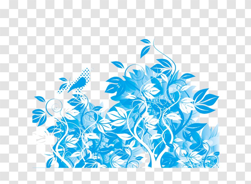 Euclidean Vector Sign Icon - Text - Blue Bushes Transparent PNG