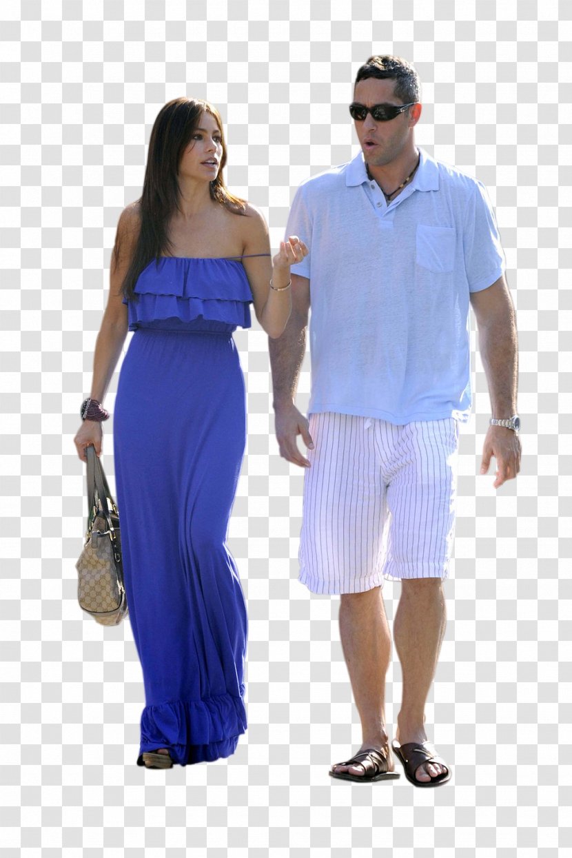 Rendering Architecture Human Scale - Electric Blue - Couple Walking Transparent PNG