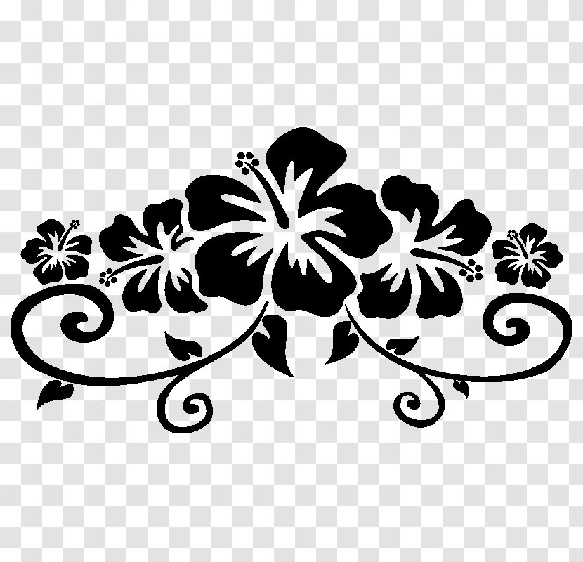 Tattoo Flower Body Art Polynesia Rosemallows - Plant - Decorative Sticker Transparent PNG