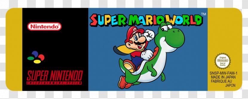 Super Mario World Yoshi's Island Bros. 2 All-Stars Nintendo Entertainment System - Fiction Transparent PNG