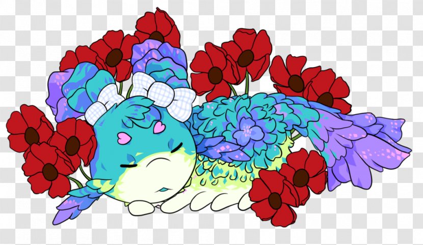 Floral Design Clip Art Illustration Cut Flowers - Watercolor - Wizard Of Oz Poppies Transparent PNG