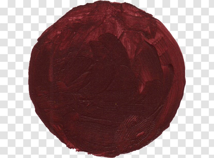 Red Maroon Brown Magenta Circle - Painted Transparent PNG
