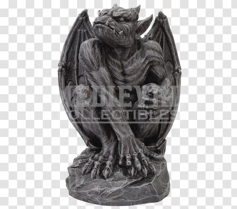 Gargoyle Sculpture Statue Gothic Architecture Figurine - Art - Grotesque Transparent PNG